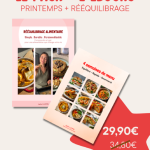 PACK DE 2 EBOOKS - Printemps + rééquilibrage