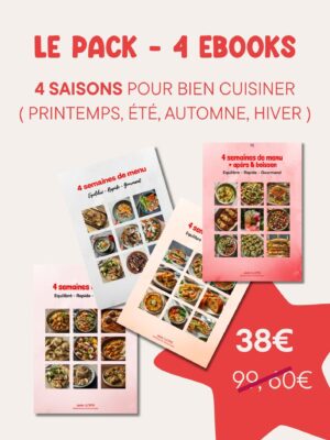 Pack 4 saisons ( printemps, été, automne, hiver )